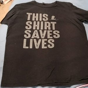 Short sleeved fund raising t shirt